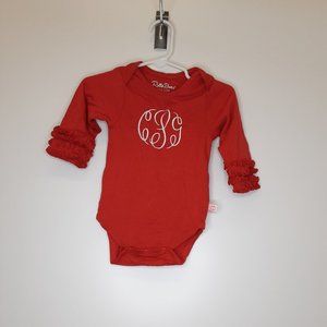 Ruffle Butts Long Sleeve Layering Bodysuit